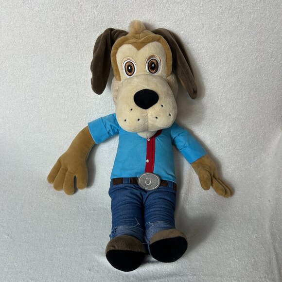 Chuck E Cheese Jasper T Jowls Dog 20" Plush Stuffed Animal Toy Showbiz Pizza GO - Picture 1 of 4
